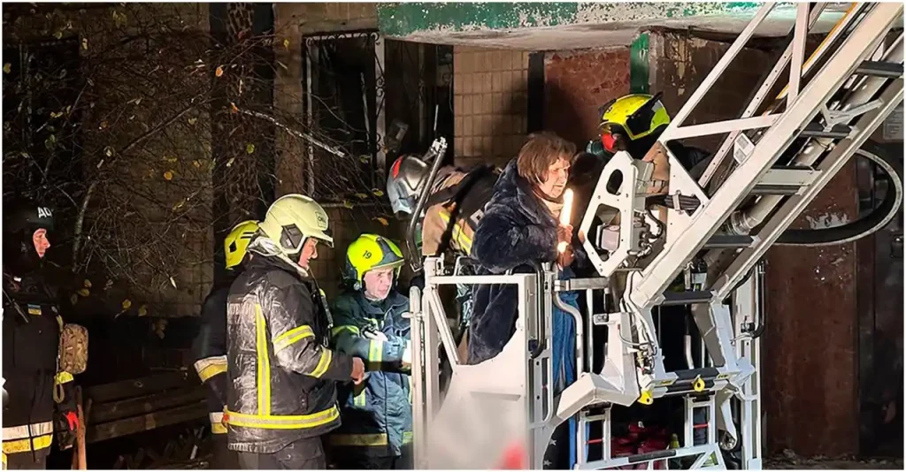 Russian Strikes Hit Ukrainian Apartment Block and Energy Grid Russian Strikes Hit Ukrainian Apartment Block and Energy Grid